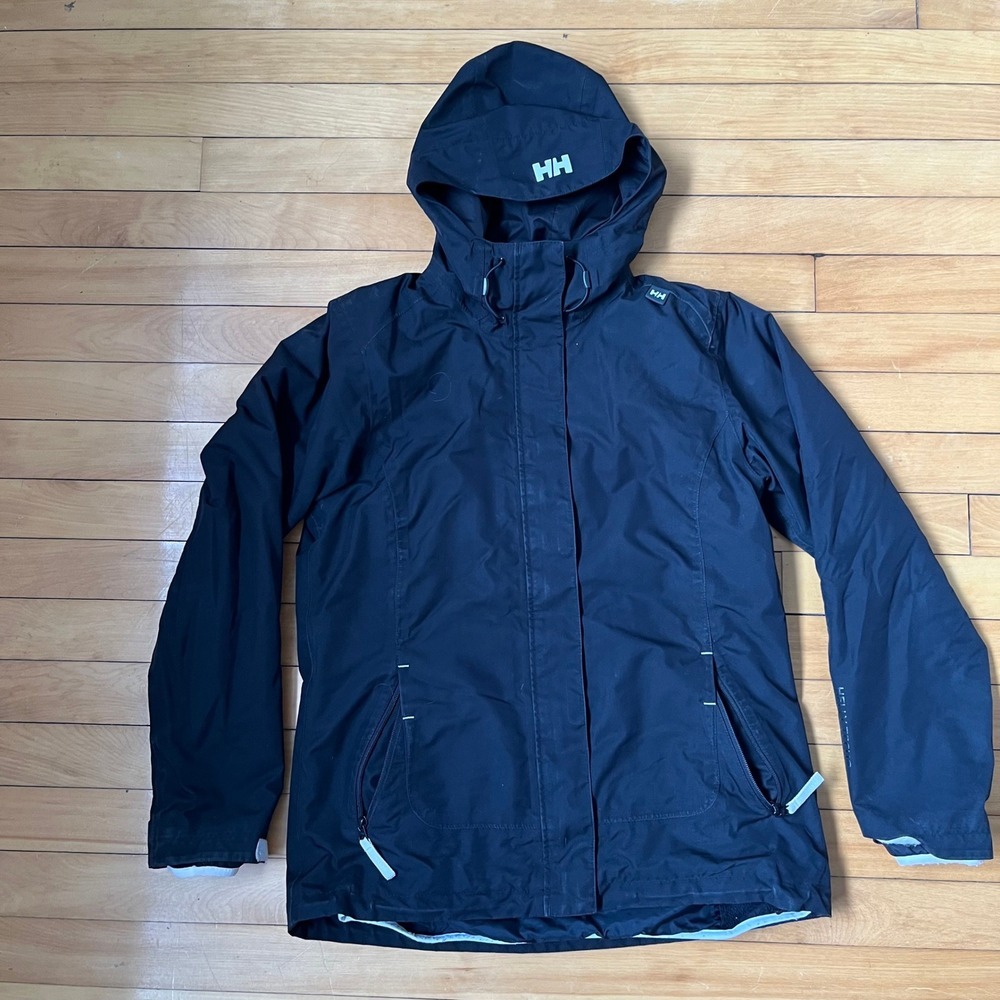 Helly Hansen Helly Tech Protection Hooded Rain Jacket Women Black Medium Unisex
